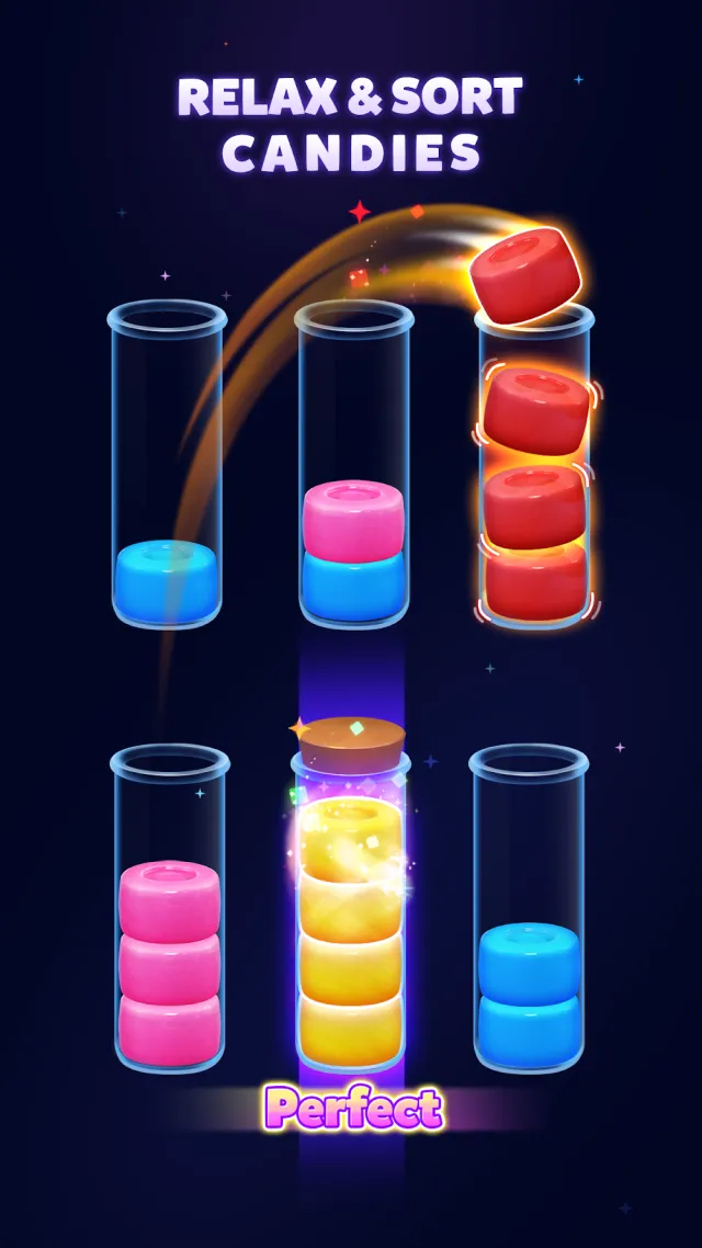 Candy Sort - Color Puzzle Game screenshot 2